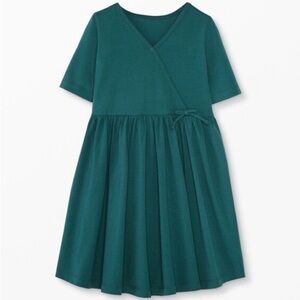 Hanna Andersson Wrap Dress In Stretch Jersey - 149 CM/ 10